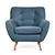 Armchair with cornucopia secretary armchair century Eclectic - 虎扑体育